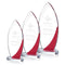 Crystal Red Harrah Award - shoptrophies.com