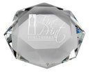 Crystal Round Diamond Paperweight - shoptrophies.com