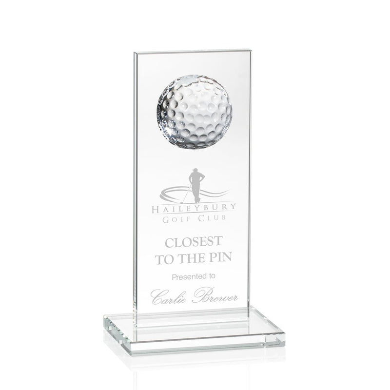 Crystal Sarnia Golf Award - Clear - shoptrophies.com