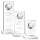 Crystal Sarnia Golf Award - Clear - shoptrophies.com