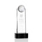 Crystal Sherbourne Globe Black Base Award - shoptrophies.com