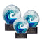 Crystal Surfside Award on Paragon - Black - shoptrophies.com