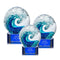 Crystal Surfside Award on Paragon - Blue - shoptrophies.com