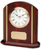 Curved Top Standing Clock Rosewood and Gold - shoptrophies.com