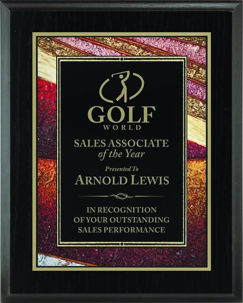 Focus Series Gold Plaque - shoptrophies.com