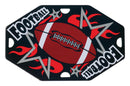 Football Aluminum Street Tag - shoptrophies.com