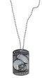 Football Dog Tag with Ball Chain - shoptrophies.com