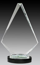Glass Flame Round Base Award - shoptrophies.com