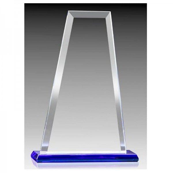 Glass Gemstone Blue Base Award - shoptrophies.com