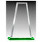 Glass Gemstone Green Base Award - shoptrophies.com