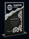 Glass Gros Morne Black & Mirror Award - shoptrophies.com