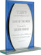 Glass Halifax Blue Mirror Award - shoptrophies.com