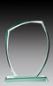 Glass Jade Curved Rectangle Award - shoptrophies.com