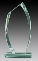 Glass Jade Edge Award - shoptrophies.com