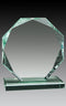 Glass Jade Octagon Award - shoptrophies.com