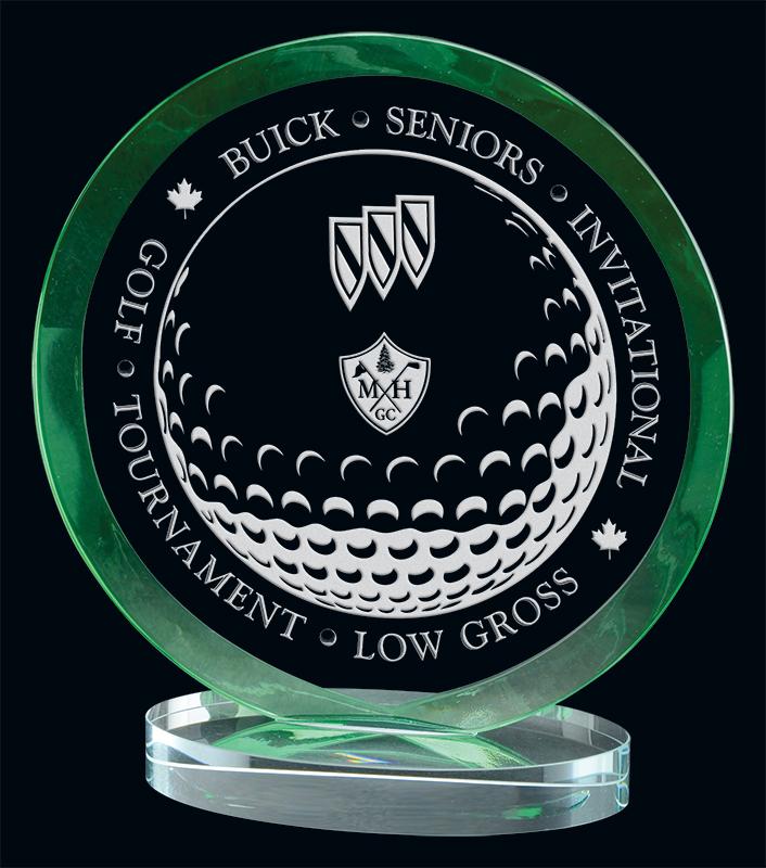 Glass MacDonald Green Award - shoptrophies.com