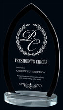Glass Pearson Black Award - shoptrophies.com
