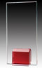 Glass Plaque Ruby Base Award - shoptrophies.com