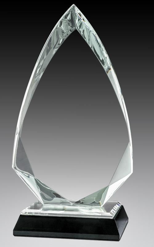 Glass Premium Jade Arrowhead Award - shoptrophies.com