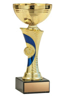 Gold and Blue Euro Cup - shoptrophies.com