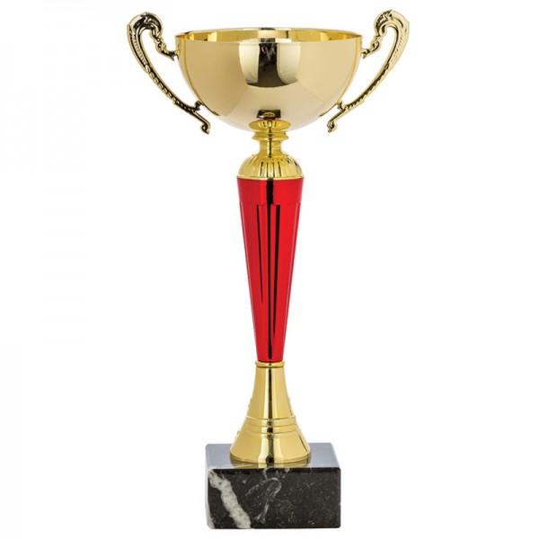Gold and Red Economy Cup - shoptrophies.com