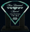 Jade Diamond Acrylic Award - shoptrophies.com