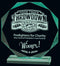 Jade Octagon Acrylic Award - shoptrophies.com