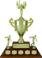 Largo Annual Cup with Figure on Genuine Walnut Base - shoptrophies.com
