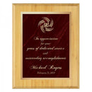 Marble Mist Series Bamboo Plaque - shoptrophies.com