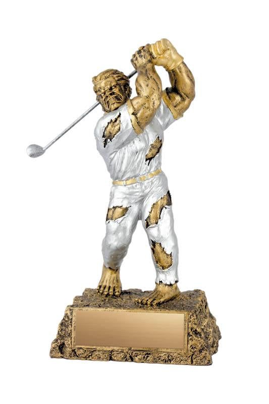 Monster Resin Golfer Trophy - shoptrophies.com