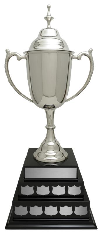 Nickel Plated 3 Tier Edinburgh Cup - shoptrophies.com