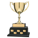 Nickel Plated Black Annual Base Gold Cup - shoptrophies.com