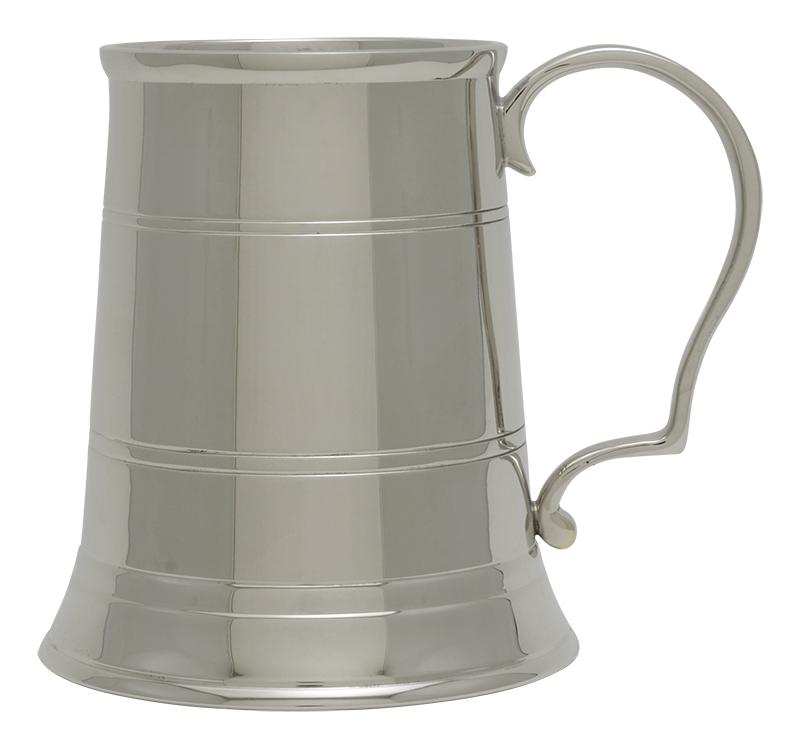 Nickel Plated Elegant Tankard Cup - shoptrophies.com