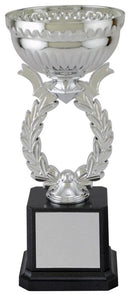 Plastic and Metal Silver Wreath Cup - shoptrophies.com