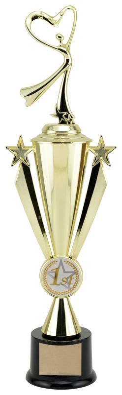 Plastic Star Ribbon Cup with 2 Inch Holder - shoptrophies.com