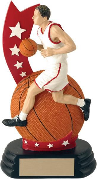 Resin All-Star Male Basketball Player Trophy - shoptrophies.com