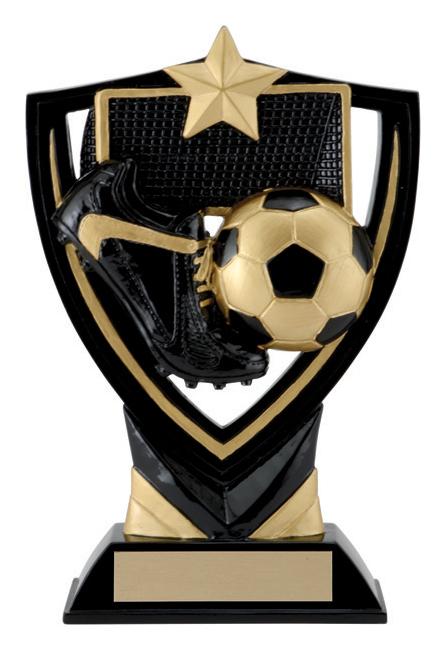Resin Apex Shield Soccer Trophy - shoptrophies.com