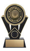 Resin Apex Softball Trophy in Black and Gold - shoptrophies.com