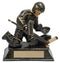 Resin Aztec Gold Hockey Goalie Trophy - shoptrophies.com