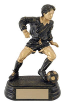 Resin Aztec Gold Male Player Soccer Trophy - shoptrophies.com