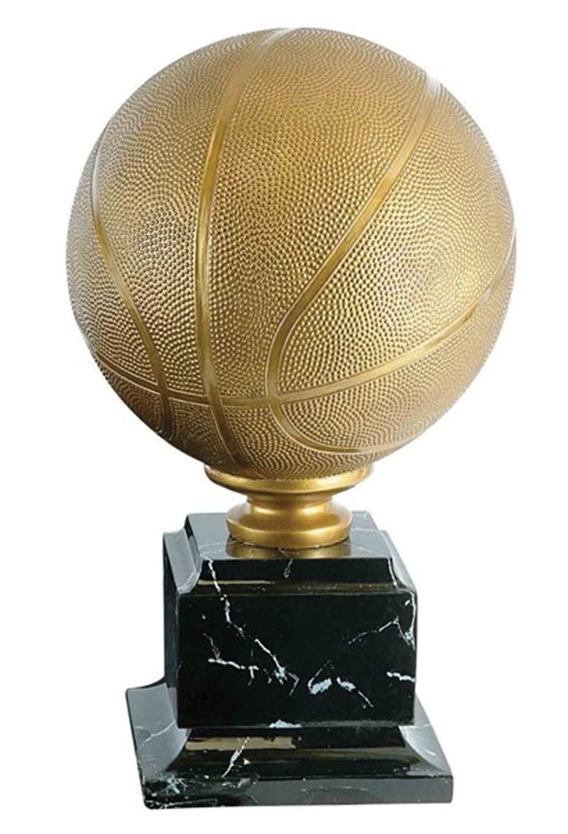 Resin Basketball Gold Trophy with Base - shoptrophies.com