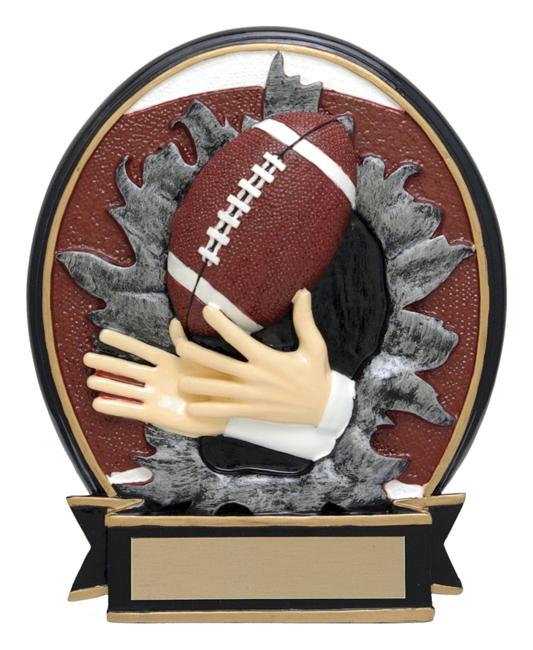 Resin Blow-Out Generic Football Trophy - shoptrophies.com