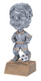 Resin Bobblehead Male Soccer Trophy - shoptrophies.com