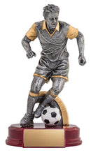 Resin Classic Male Soccer Silver Gold Trophy - shoptrophies.com