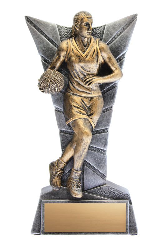 Resin Delta Basketball Trophy - shoptrophies.com