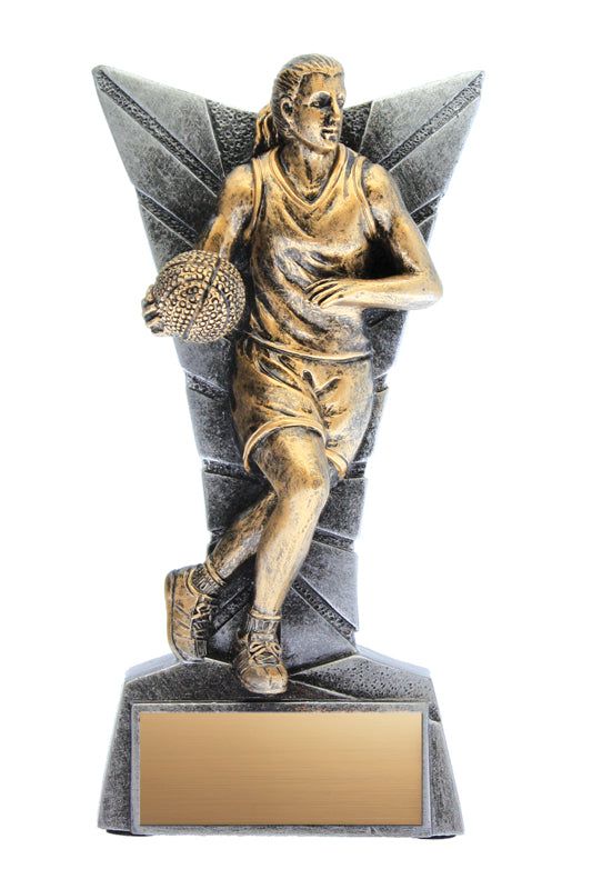 Resin Delta Basketball Trophy - shoptrophies.com