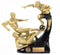Resin Evolution Triple Soccer Trophy - shoptrophies.com