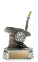 Resin Golf Putter Antique Silver & Gold Trophy - shoptrophies.com