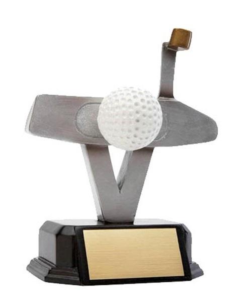 Resin Golf Putter Trophy - shoptrophies.com