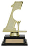 Resin Hole-In-One Ball Holder Gold Trophy - shoptrophies.com